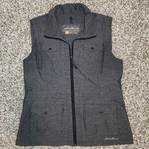 Eddie Bauer Travex Utility Vest – Women’s Size L – Dark Gray Heather